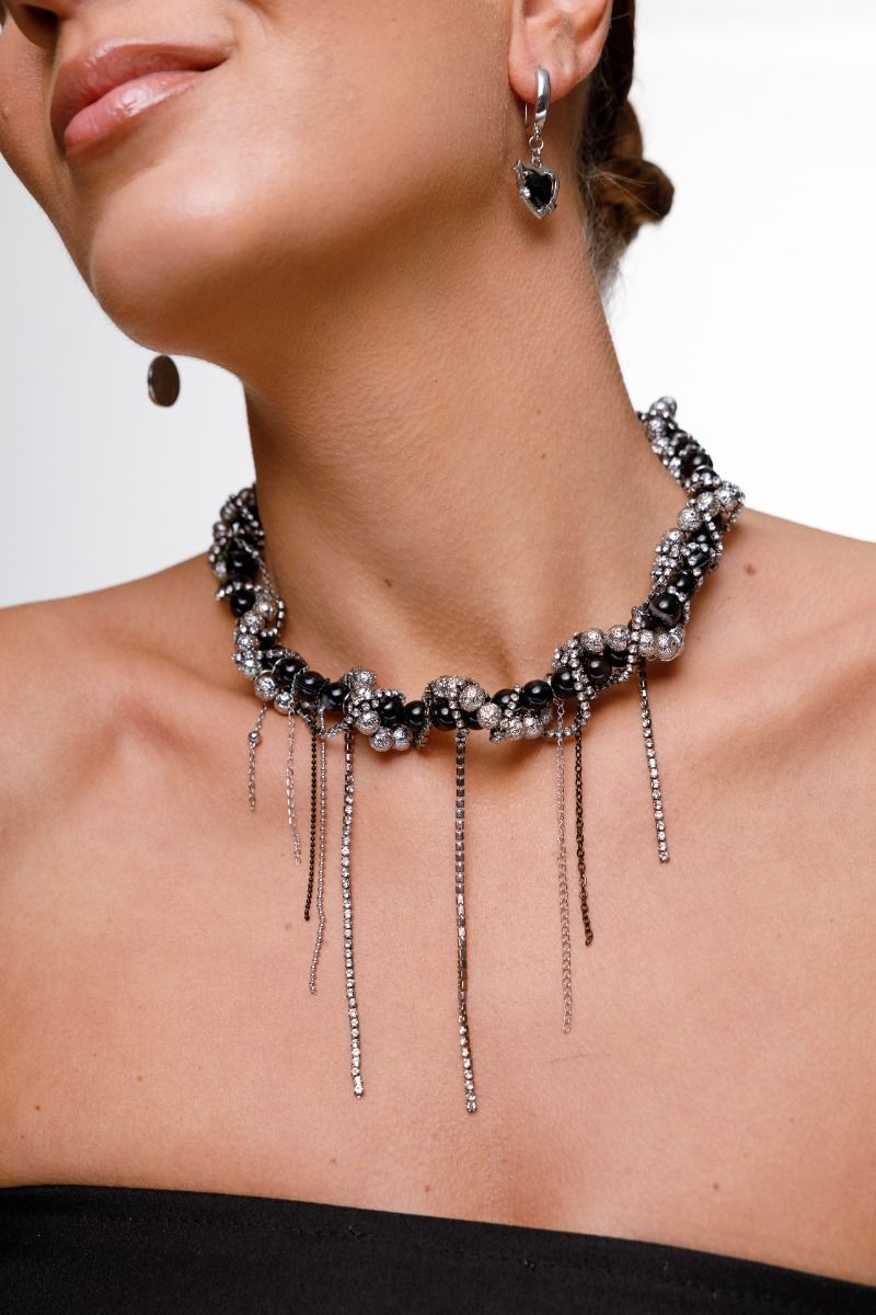 Black Agate & Lava Choker Black Agate & Lava Choker