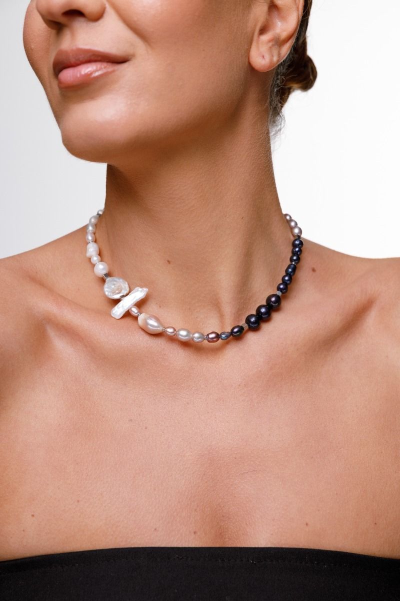 Pearl Choker — Multicolor Mix