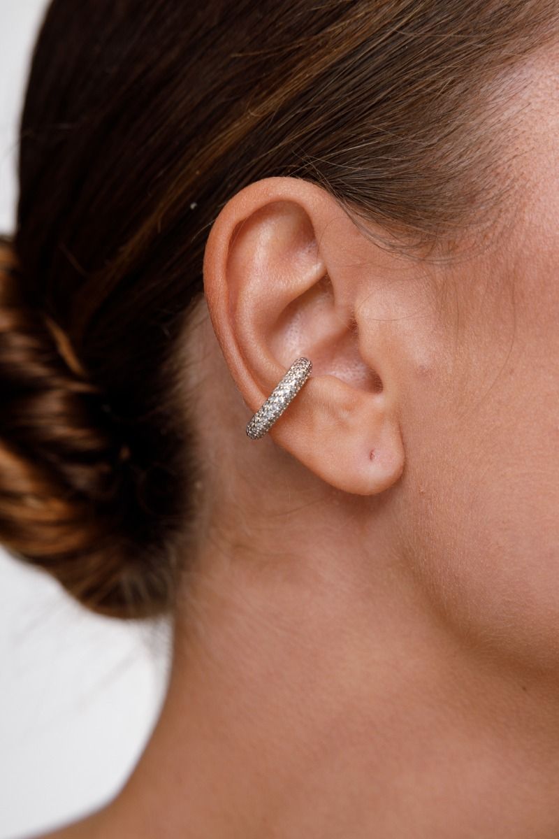 Micro-Pavé Ear Cuff