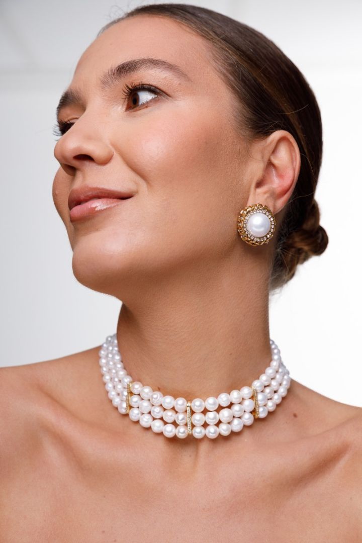 Gargantilla «Monroe», baño de oro