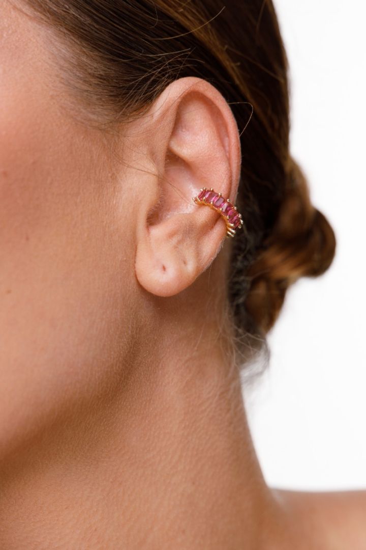 Каф доріжка фуксія, позолота